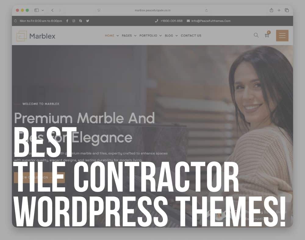 best tile contractor wordpress themes