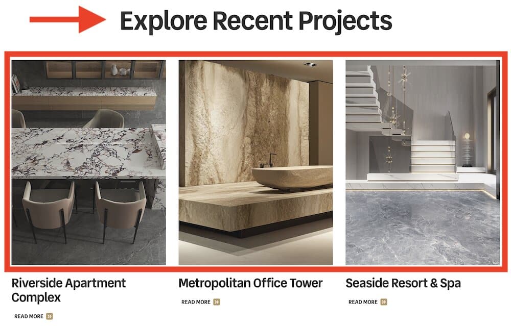 tile project galleries