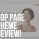 top page wordpress theme review