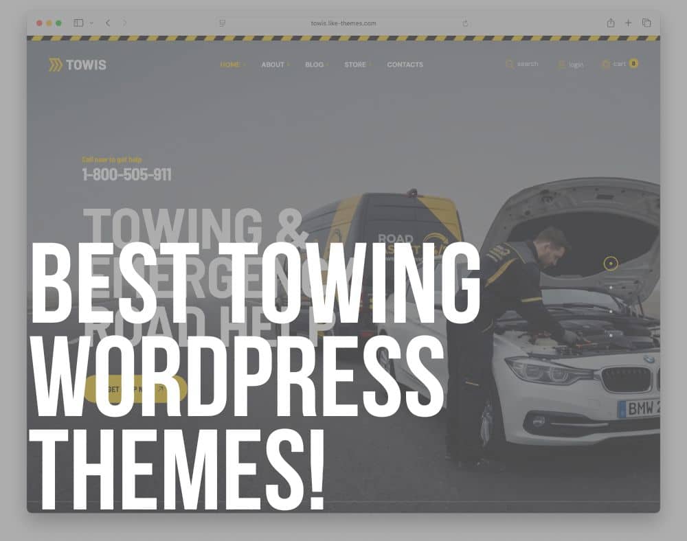 best towing wordpress themes