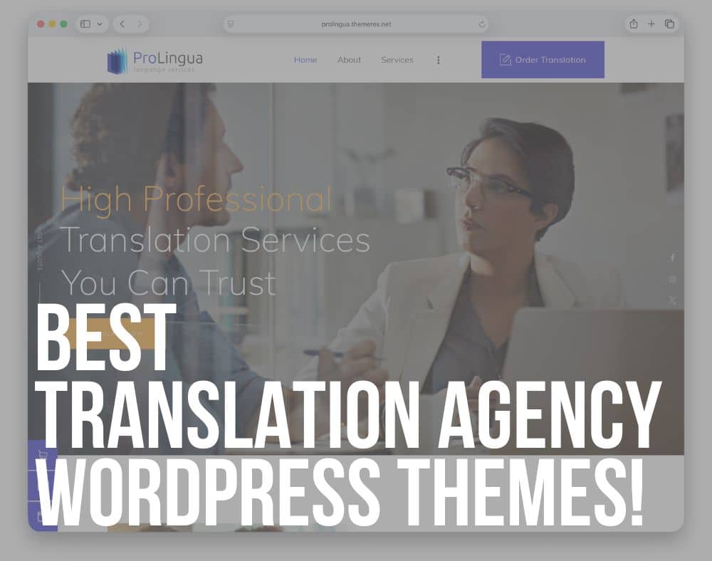 best translation agency wordpress themes