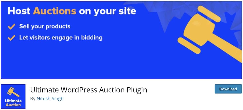 ultimate wordpress auction free plugin