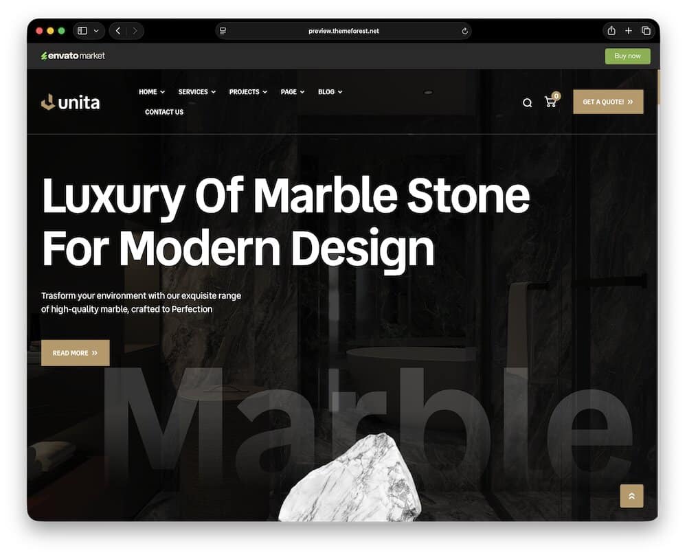 unita flooring wordpress theme