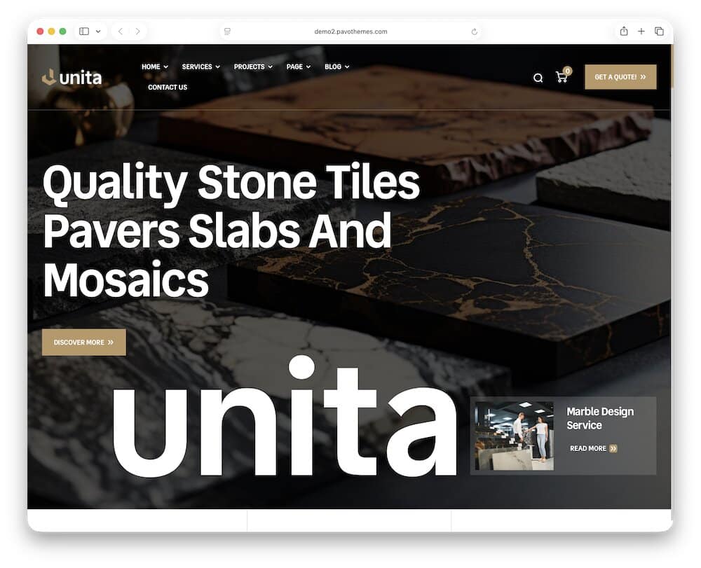 unita tile contractor wordpress theme