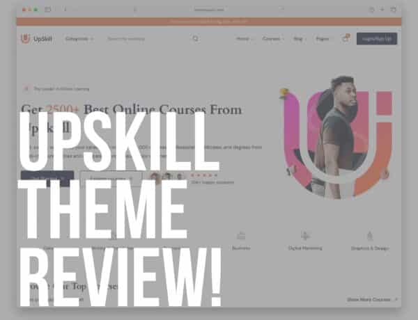 upskill wordpress theme review