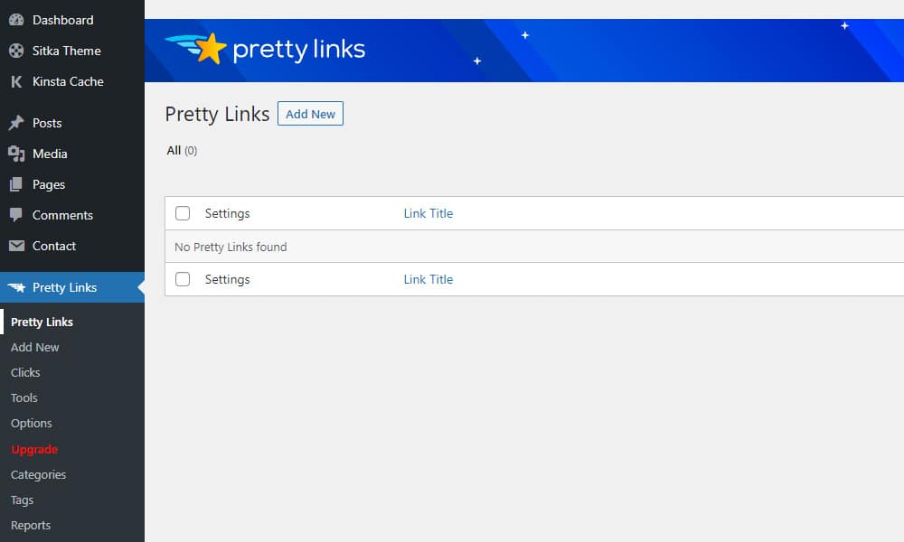 use pretty links plugin to create short links