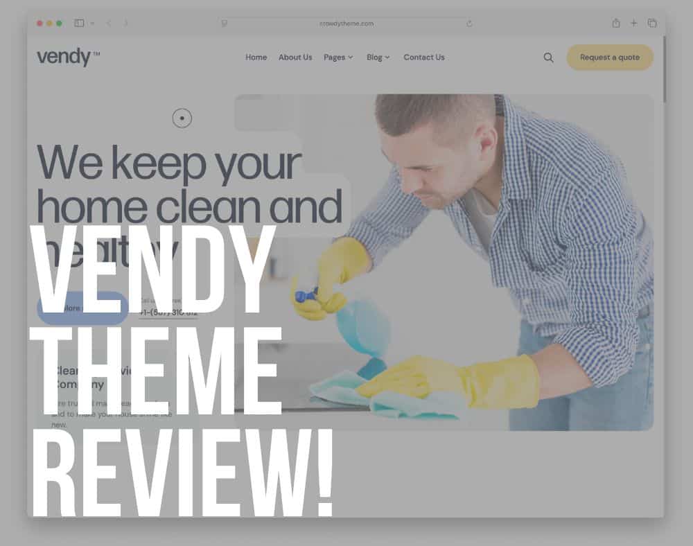 vendy wordpress small business theme review