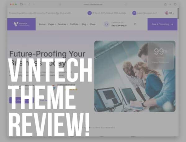 vintech wordpress technology and it solutions theme review