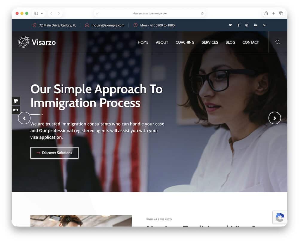 visarzo immigration wordpress theme