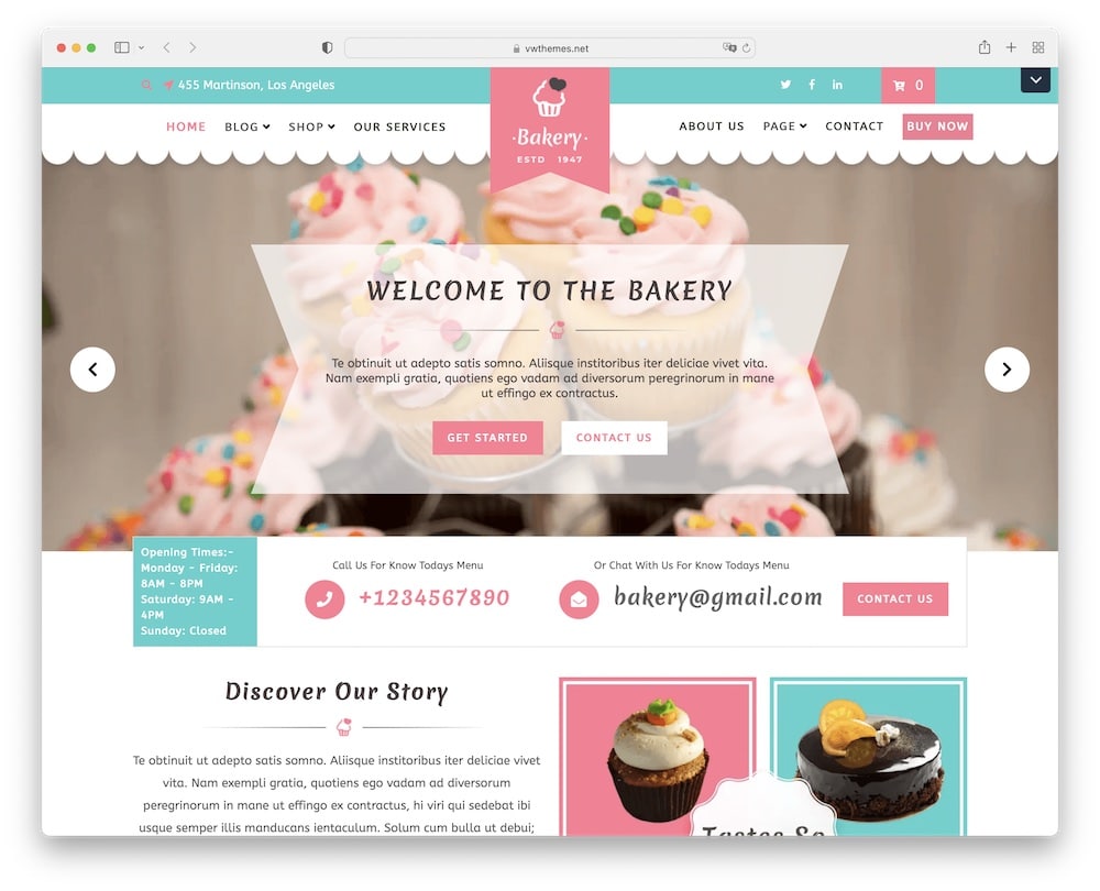 vw bakery free wp theme