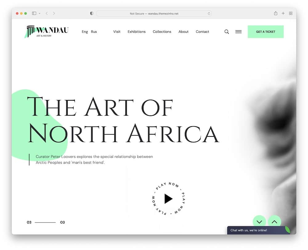 wandau art history wp museum theme