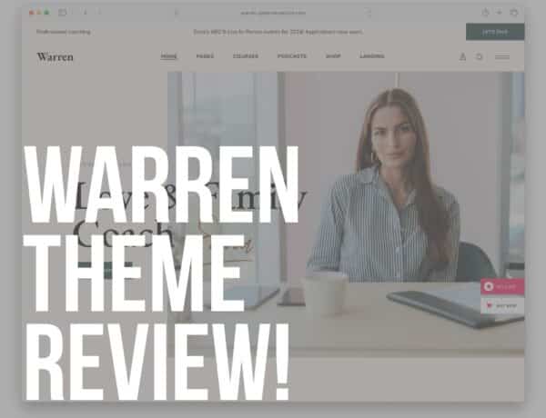 warren wordpress theme review