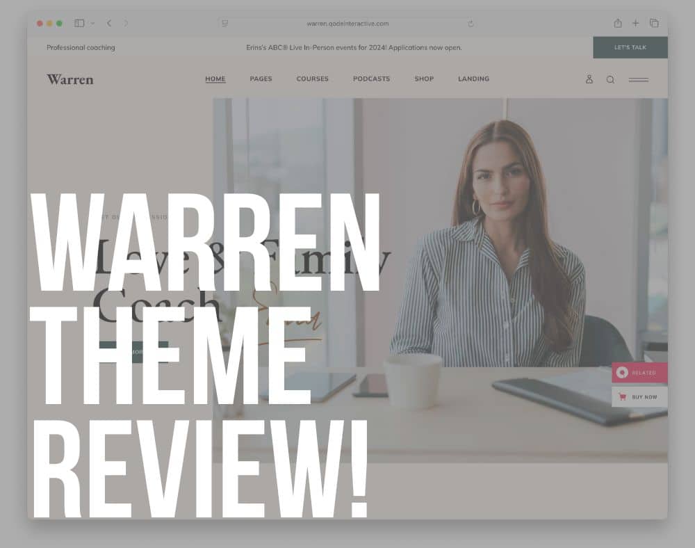 warren wordpress theme review