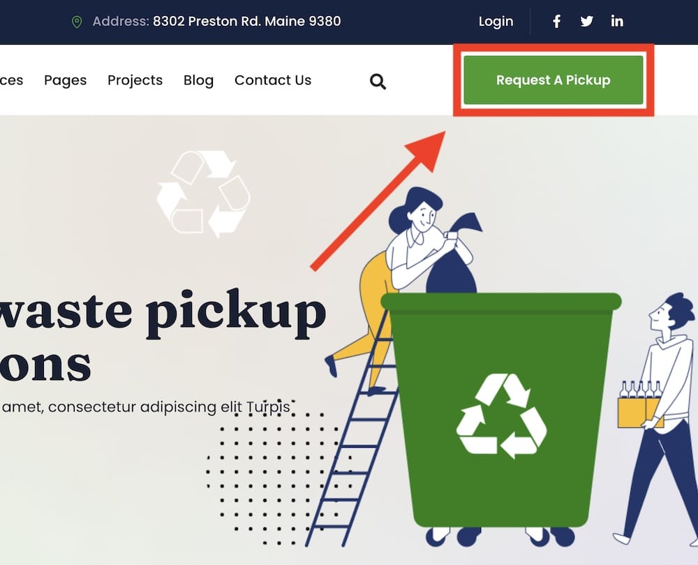 waste removal call to action