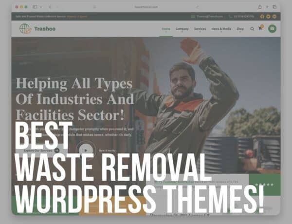 best waste removal wordpress themes