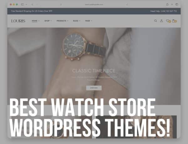 best watch store wordpress themes