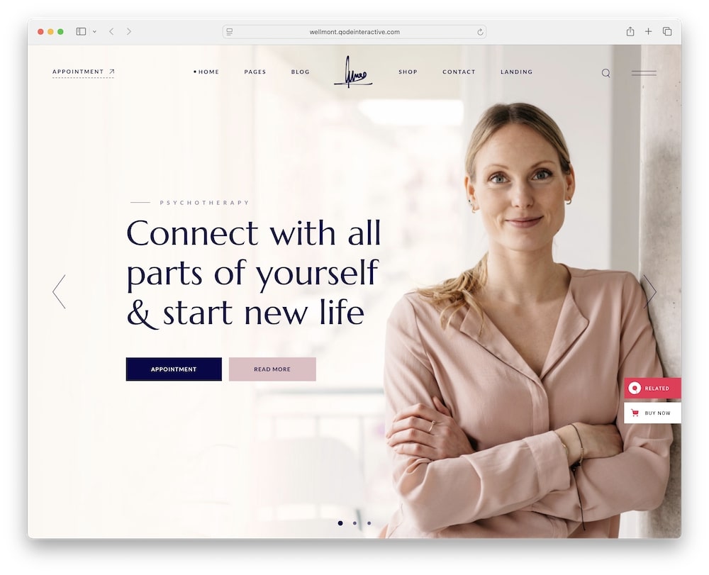 wellmont mental health wordpress theme