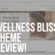 wellness bliss wordpress theme review