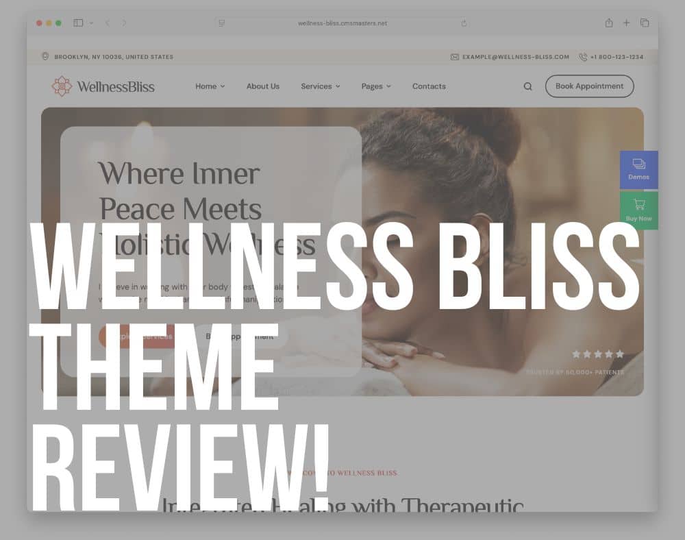 wellness bliss wordpress theme review