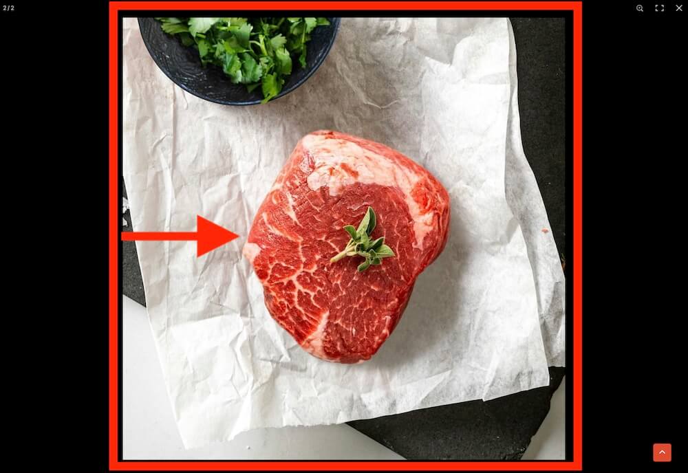 what a butcher shop product page should include