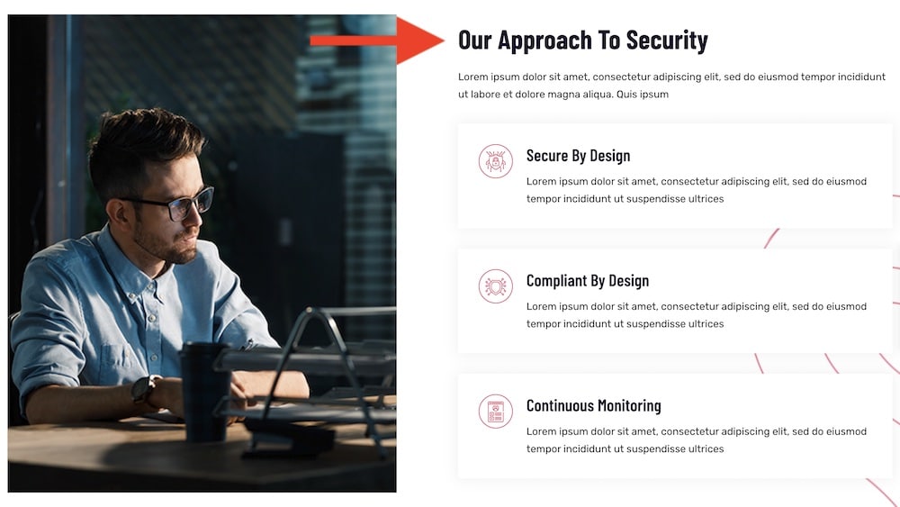 what a cybersecurity company website needs