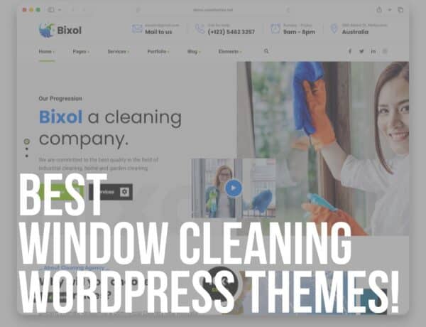 best window cleaning wordpress themes