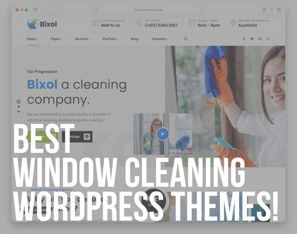 best window cleaning wordpress themes