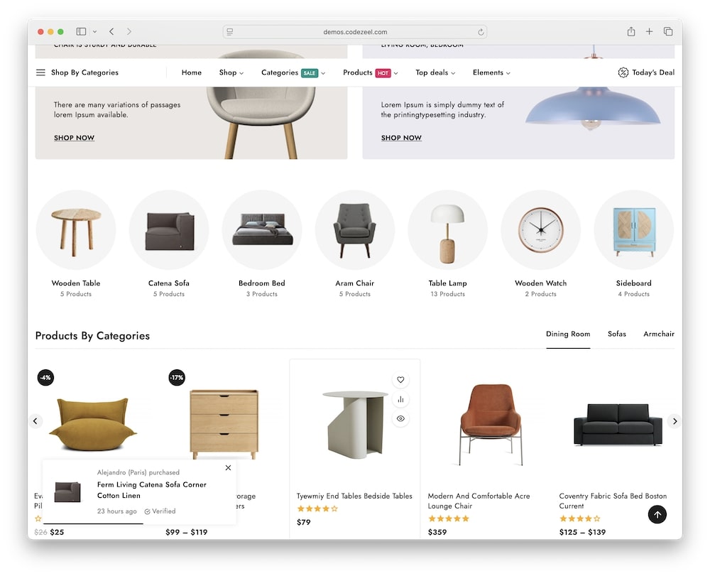 woodisa wordpress theme built in conversion features