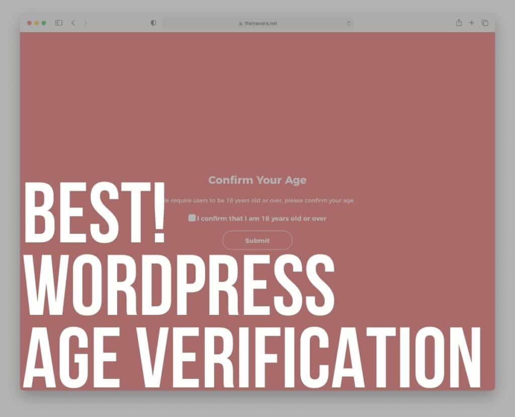 5 Best Wordpress Age Verification Plugins In 2025 Ultida 5 Best Wordpress Age Verification Plugins In 2025 Ultida