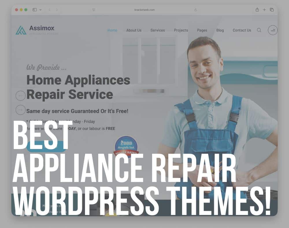 wordpress appliance repair themes