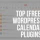 wordpress calendar plugins