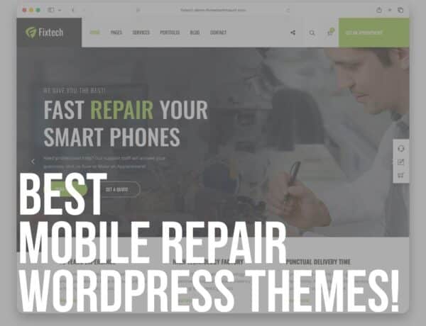 best wordpress mobile repair themes